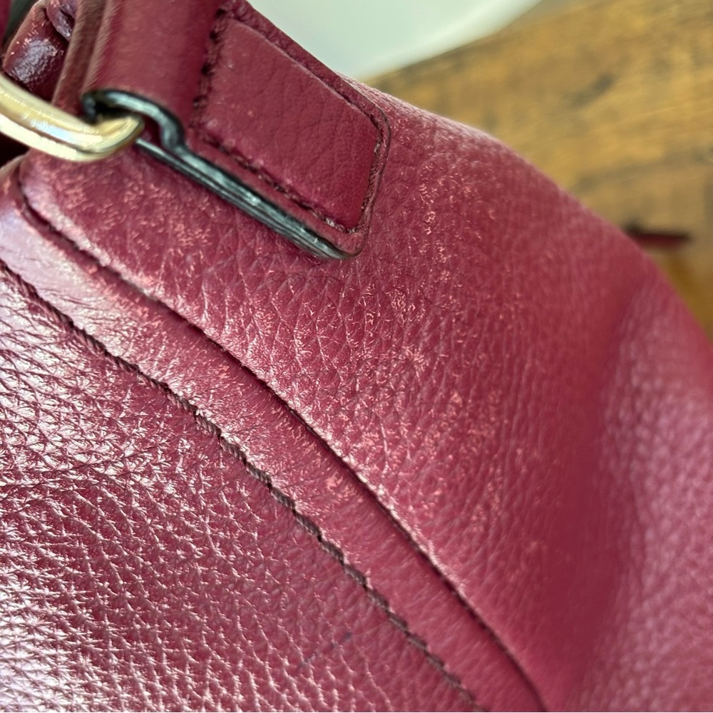 Kate Spade Cobble Hill Teagan Leather Hobo Bag in Merlot - Picture 5 of 16